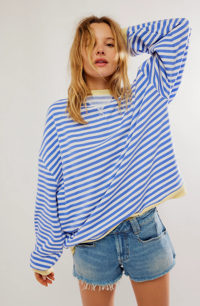 Maya | Striped Oversized Sweater