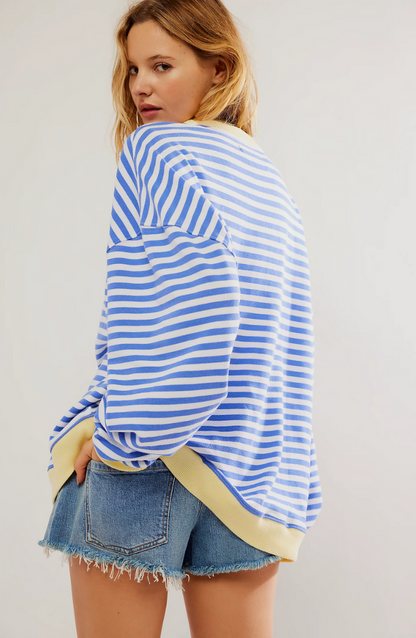 Maya | Striped Oversized Sweater