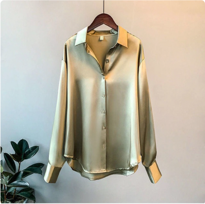 Anastasia | Women’s Satin Shirt