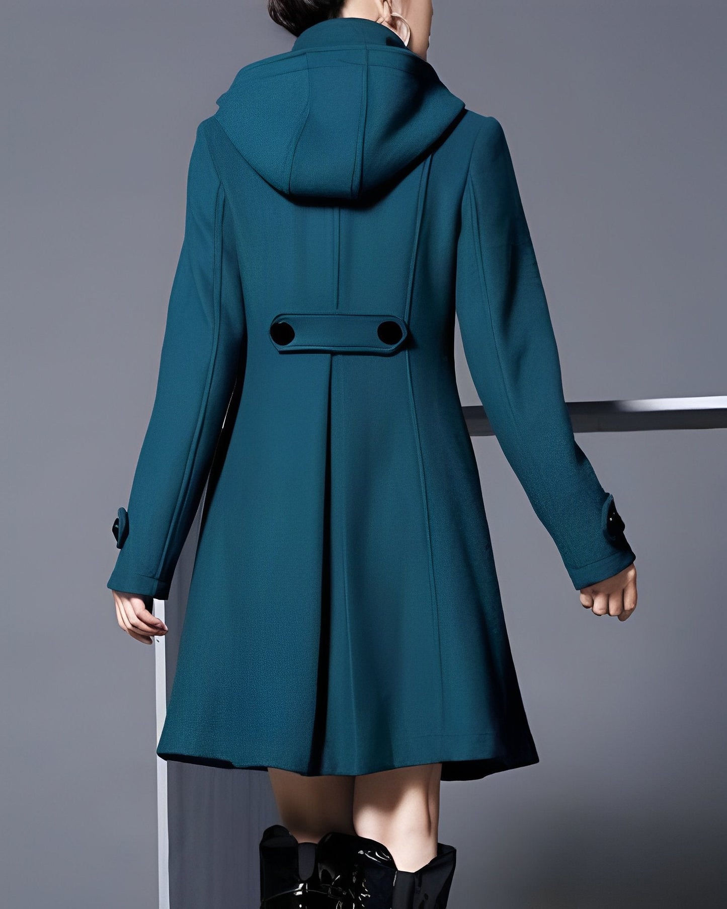 Sophie | Hooded Scarf Coat Jacket